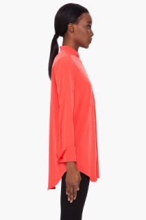 CARVEN Coral Open Back Blouse for women