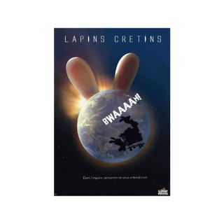 Poster   Lapin Crétins Extra Terrestre 98x68cm   Achat / Vente