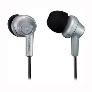 Panasonic RP HJE270S ErgoFit Silver Earbud Headphones (Refurbished