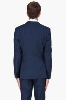 J. Lindeberg Navy Dressed Wool Hooper Blazer for men