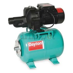 Dayton 2CHL3 Shallow Well Pump/Jet Tank, 1/2 HP, 21 Gal