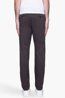 Band Of Outsiders Black Twill Chino Trousers for men