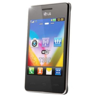 LG T385 Wi Fi Noir   Achat / Vente TELEPHONE PORTABLE LG T385 Wi Fi