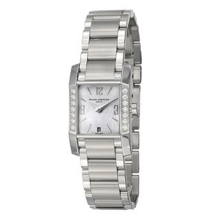 Baume & Mercier Womens Diamant Stainless Steel Quartz Watch