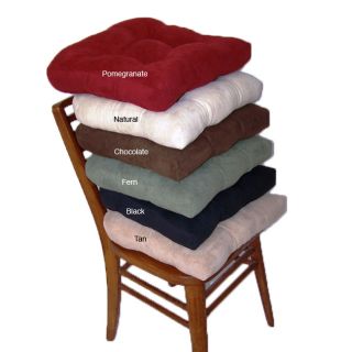 Faux Suede Chamois Hugger Non slip Seat Cushion (Set of 4) Today $45