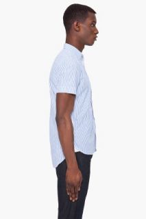 Diesel Blue Striped Sven Shirt for men