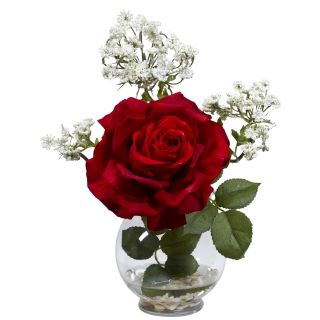 Rose & Queen Anns Lace Silk Flower Arrangement Today $36.99