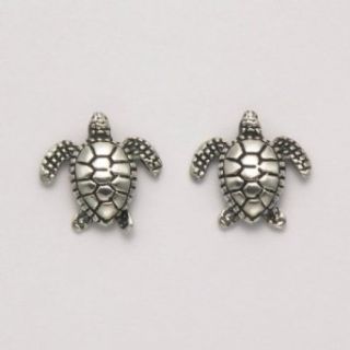 Small Sea Turtle Earrings Clothing