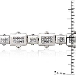 14k White Gold 5ct TDW Diamond Tennis Bracelet (G H, VS)