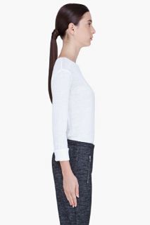 T By Alexander Wang White Linen silk Shirt for women