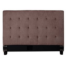 Maison Taupe Fabric Queen size Headboard