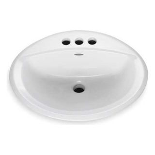 American Standard 0476028.020 Lavatory Sink, Countertop, Ctr 4In, 17 3/8W