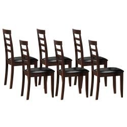 Springvale Wenge Wood Chairs (Set of 6)