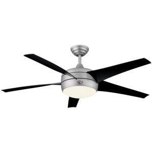 Hampton Bay 54 In. Windward Ii Brushed Steel Ceiling Fan  