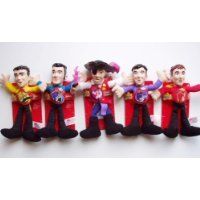 The Wiggles Dolls Set of 5   Plush Figures   Sam, Anthony