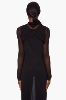 UNTTLD Black Silk Spy Turtleneck for women