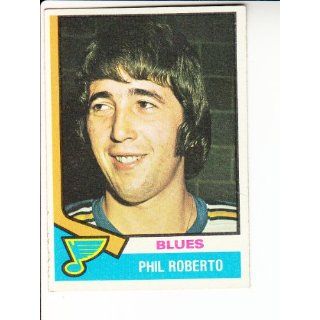 1974 75 Topps #208 Phil Roberto Hockey 