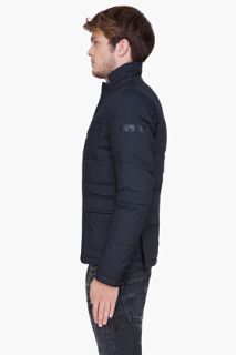 Diesel Black Removable Hood Walliope Jacket for men
