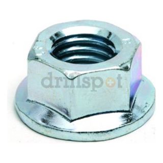 DrillSpot 0185678 1/4 20 Grade 2 Polished Chrome Plated Flange Nut