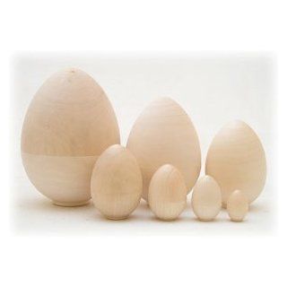 Unpainted Blank Nesting Egg 7pc./6 