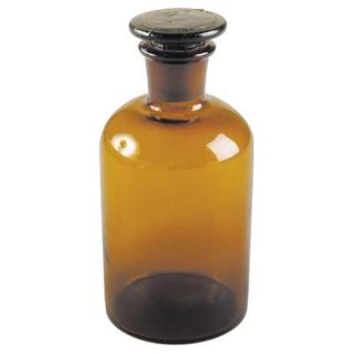 Approved Vendor 5YHG7 Reagent Bottle, Amber, Narrow, 1000 mL, Pk 6