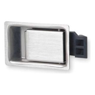 Battalion 1XPB4 Paddle Latch, Silver, H 1 3/32 In