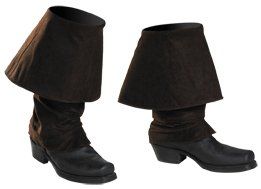 Adult Jack Sparrow Costume Boot Covers Clothing
