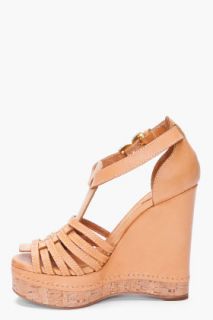 Chloe Beige Tuscon Wedges for women