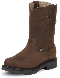  Justin Mens AMBER GRIZZLY GORE TEX PULL ON Boots J6610 Shoes