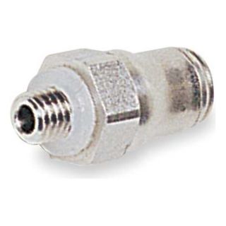 Legris 3801 04 20 Male Connector, SS, 5/32 In Or 4mm, PK 2