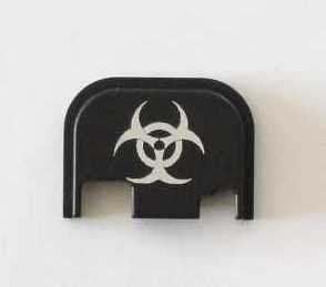 Biohazard Slide Cover Plate for Glock