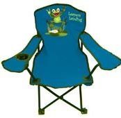 Kids Folding Camp Chair (1 pc Blue or Orange) (Frog Leaper