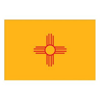 Nylglo 143760 New Mexico State Flag, 3x5 Ft
