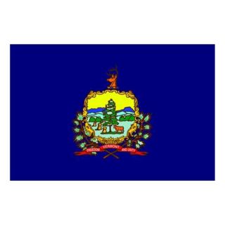 Nylglo 145460 Vermont State Flag, 3x5 Ft