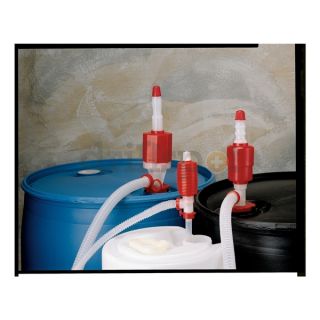 Action Pump 4007K W/BARCODE LBL Siphon Pump Pail, 2GPM, Polyeth, 21 1/8 In