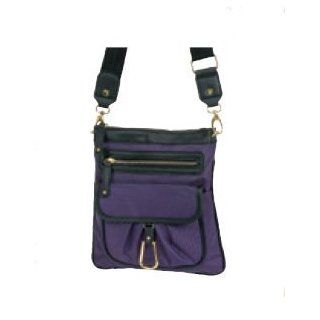 Nylon Purple Crossbody Purse Tote Shoulder Bag Travel