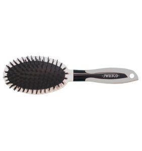 Swissco Pro Hair Brush White Large Oval Mixed Nylon & Boar