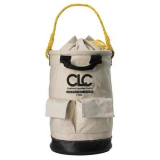 Clc 106 Utility Bucket, Leather Bottom, 13 x 22 In