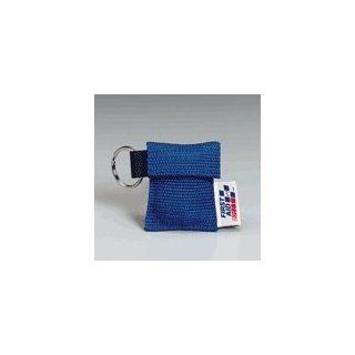 CPR face shield on key chain, BLUE Industrial