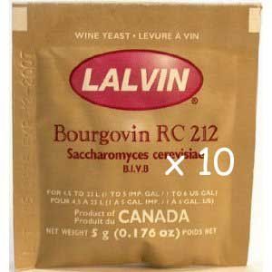 Bourgovin RC 212 (10 Packs) Wine Yeast Grocery & Gourmet