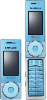 Samsung X830 Blue Unlocked Tri band Cell Phone