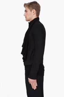 Gareth Pugh Black Frill Collar Jacket for men
