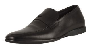 Prada Mens Leather Penny Loafers