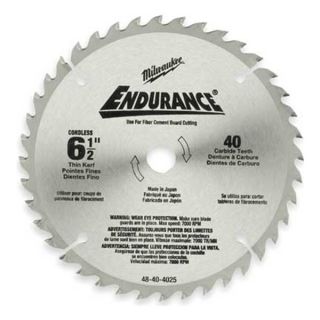 Milwaukee 48 40 4015 Crclr Saw Bld, Crbde, 6 1/2 In Dia, 48 TPI