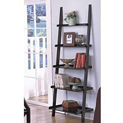 Leaning Ladder Book Shelf Entertainment Center