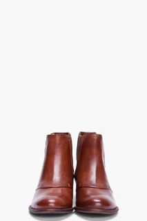 Belle Sigerson Morrison Brown Leather Elbia Ankle Boots for women