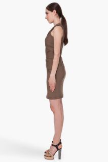CARVEN Khaki Single Sleeve Dress for women