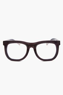 KRISVANASSCHE Translucent Black Optical Glasses for men