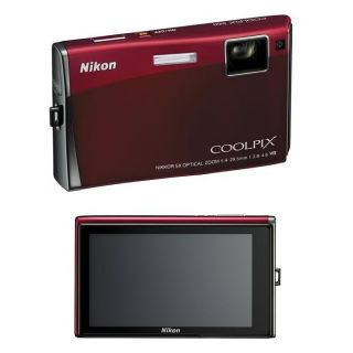 Nikon Coolpix S60 10MP Red Digital Camera (Refurbished)