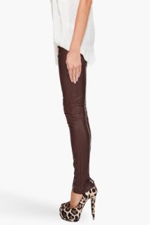 Maison Martin Margiela Leather Leggings for women